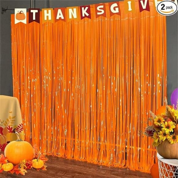 Fall Decorations for Home -Thanksgiving Backdrop Streamers - Picture 7 of 7